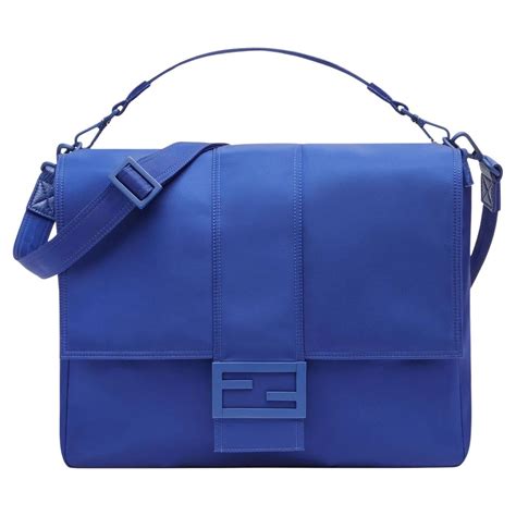 fendi blue marble bag|Fendi blue baguette.